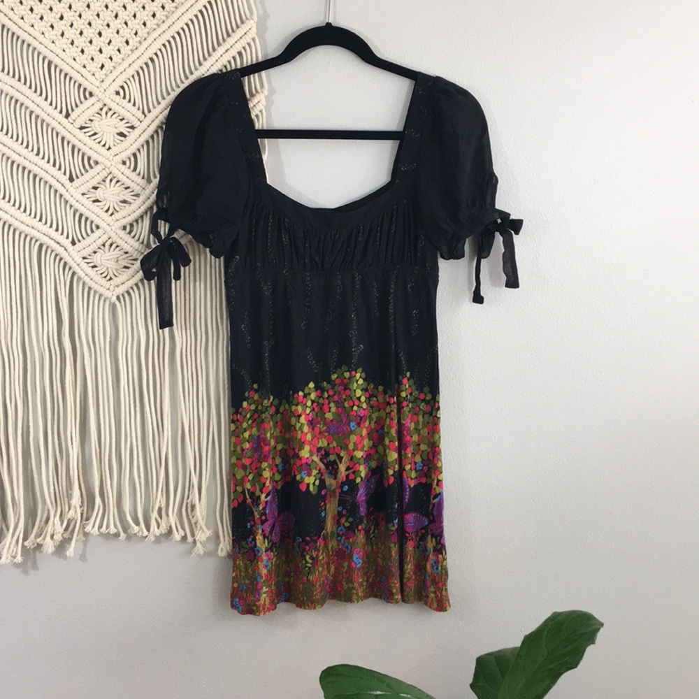 Free People semi shear cap sleeve tree tunic